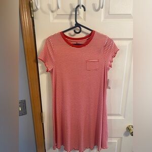 Red Striped Dress